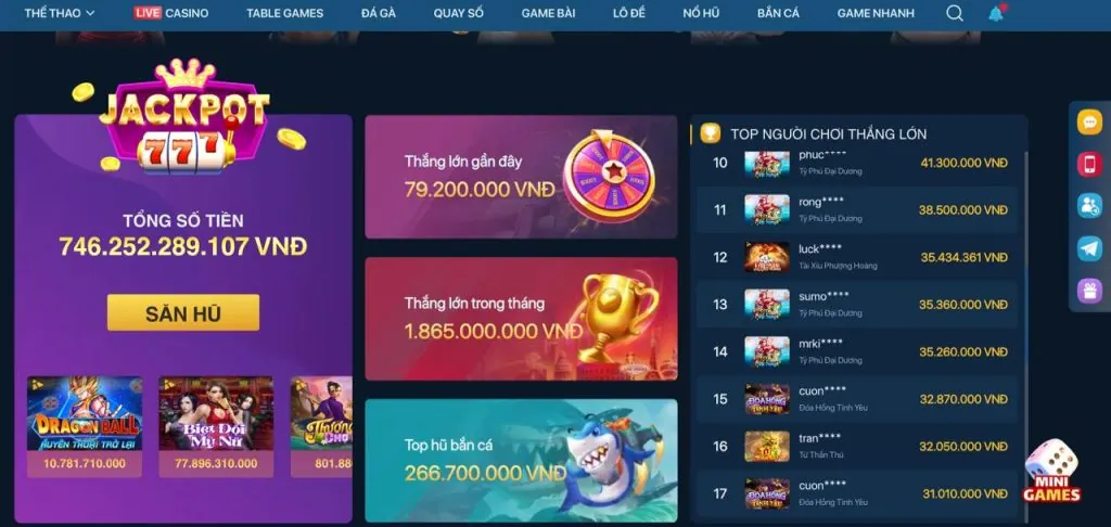 Các lợi ích khi chơi game nổ hũ tại CLB88